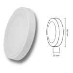 12W Sıva Üstü Yuvarlak Panel Armatürler