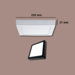 18W Sıva Üstü Kare Panel Armatürler