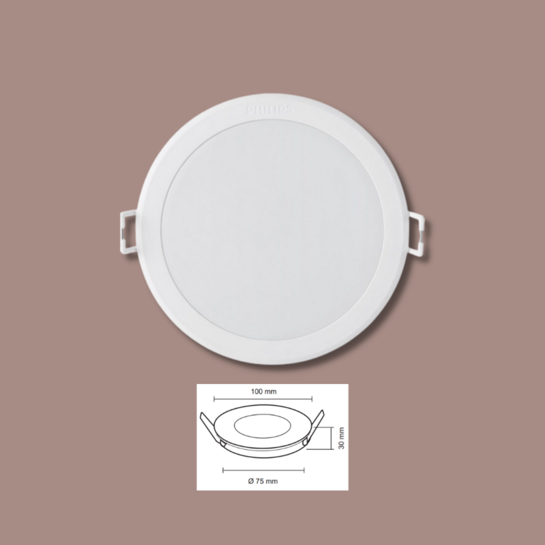 5W Yuvarlak Back-lit LED Panel Armatürler (PC Gövde)