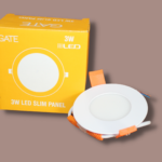3W Yuvarlak Edge-Lit LED Panel Armatürler