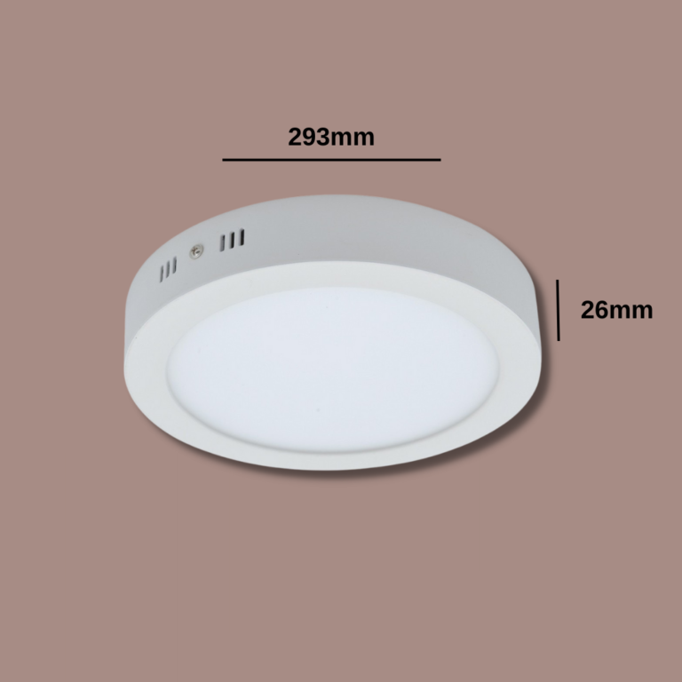 24W Sıva Üstü Yuvarlak Panel Armatürler