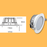 14W Yuvarlak Back-lit LED Panel Armatürler (Enec LED ve Driver)