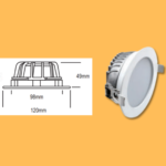 8W Yuvarlak Back-lit LED Panel Armatürler (Enec LED ve Driver)